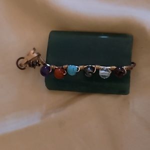 Turquoise crystal pendant for necklace